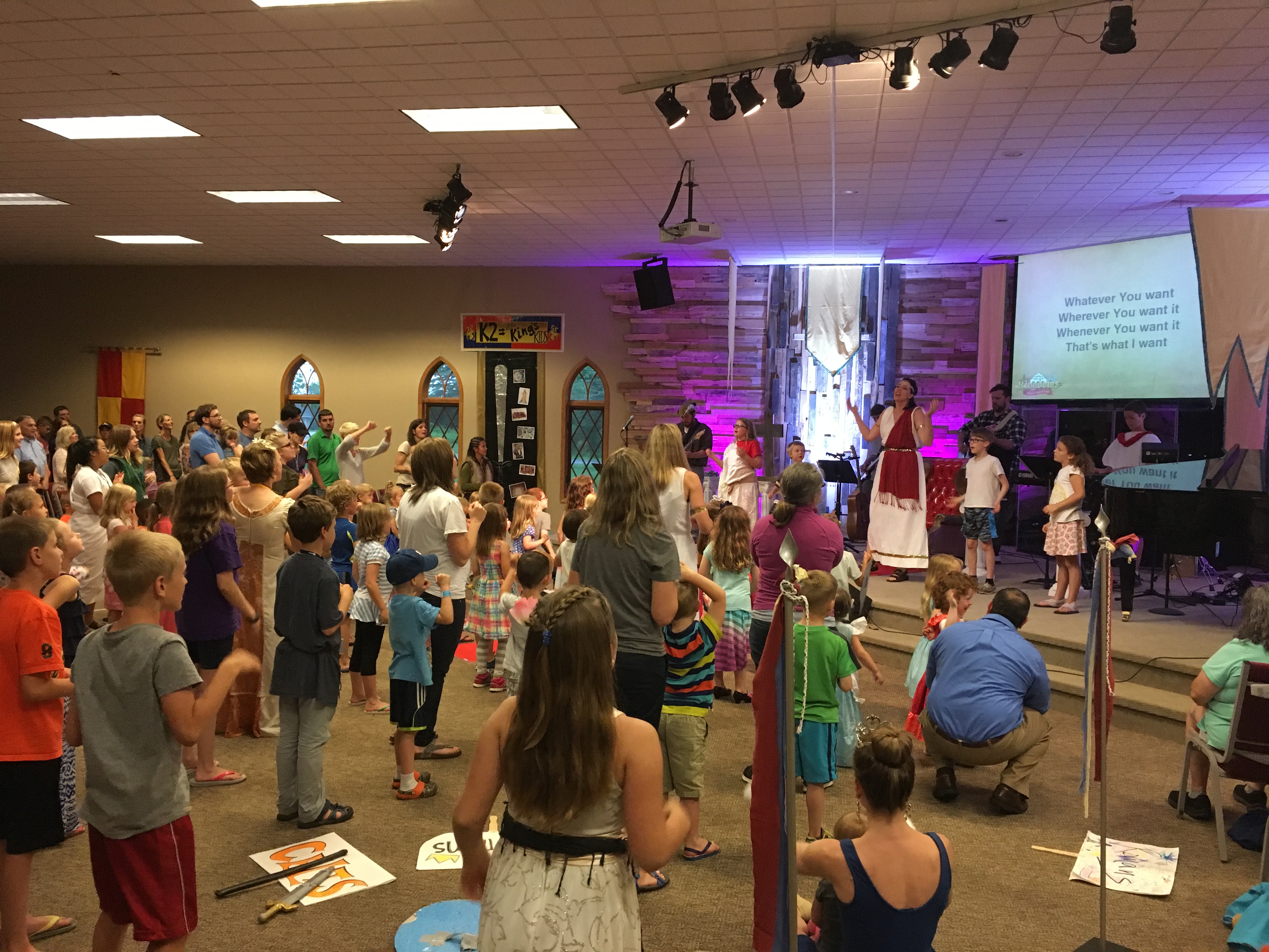Worship with your kids at family night!